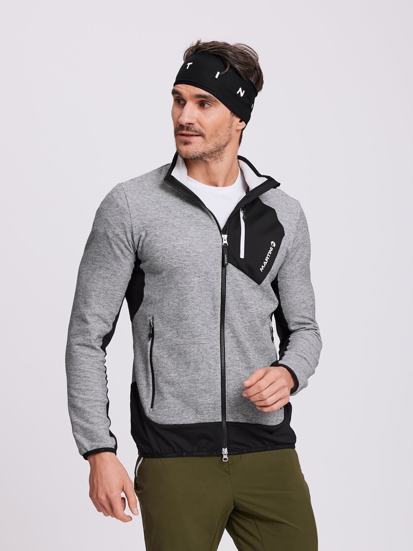 Martini Sportswear - BASE CAMP - Midlayers in black - Vorderansicht Model - Herren