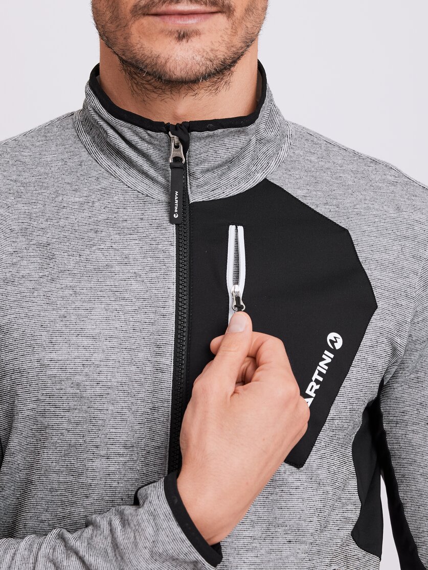 Martini Sportswear - BASE CAMP - Midlayers in black - Detail 2 - Herren
