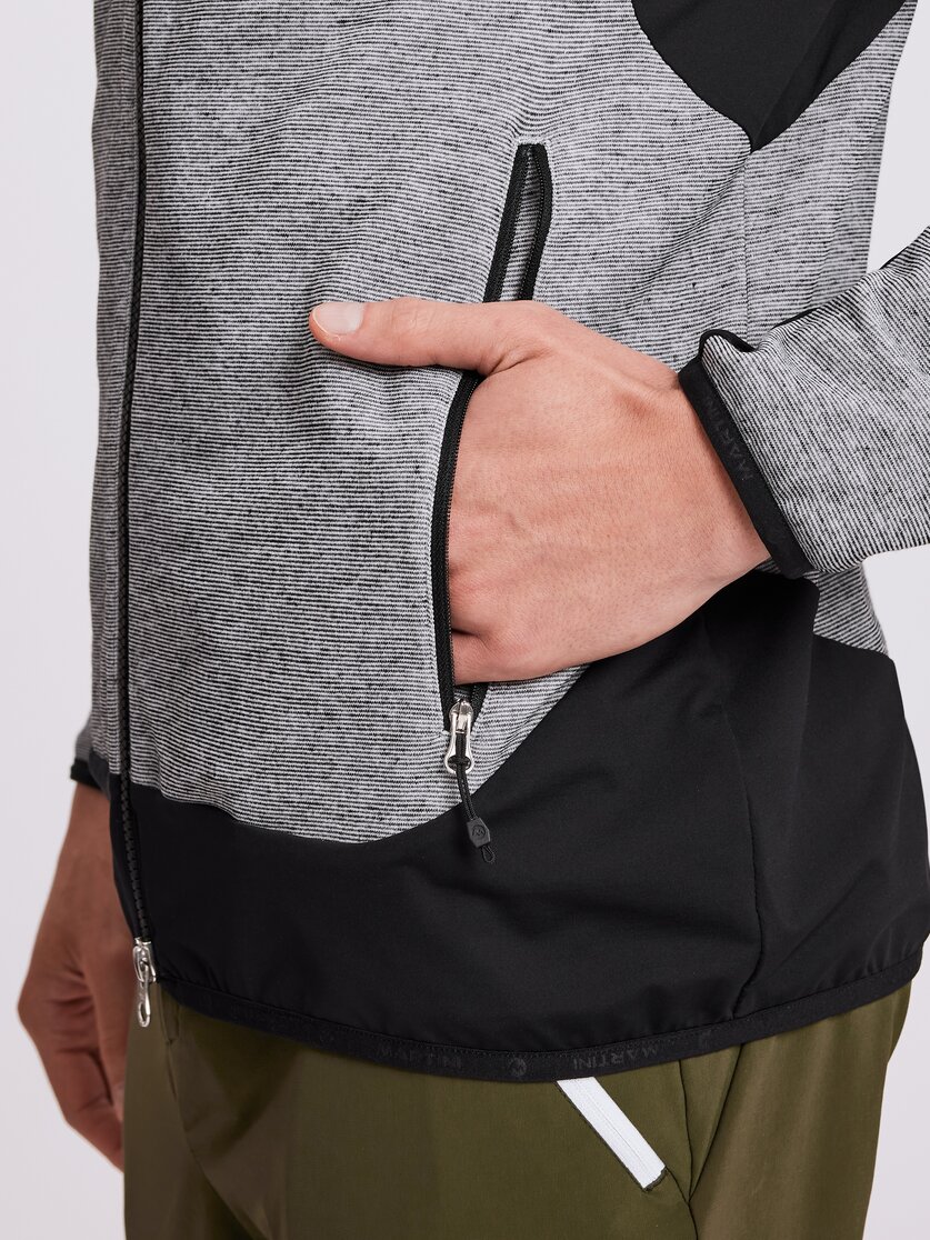Martini Sportswear - BASE CAMP - Midlayers in black - Detail 3 - Herren