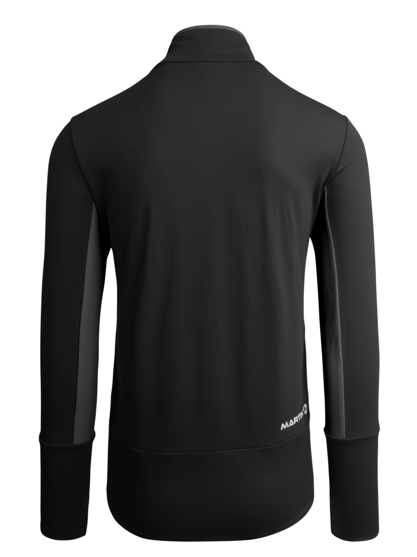 Martini Sportswear - UPTURN - Midlayers in steel-black - rear view - Men