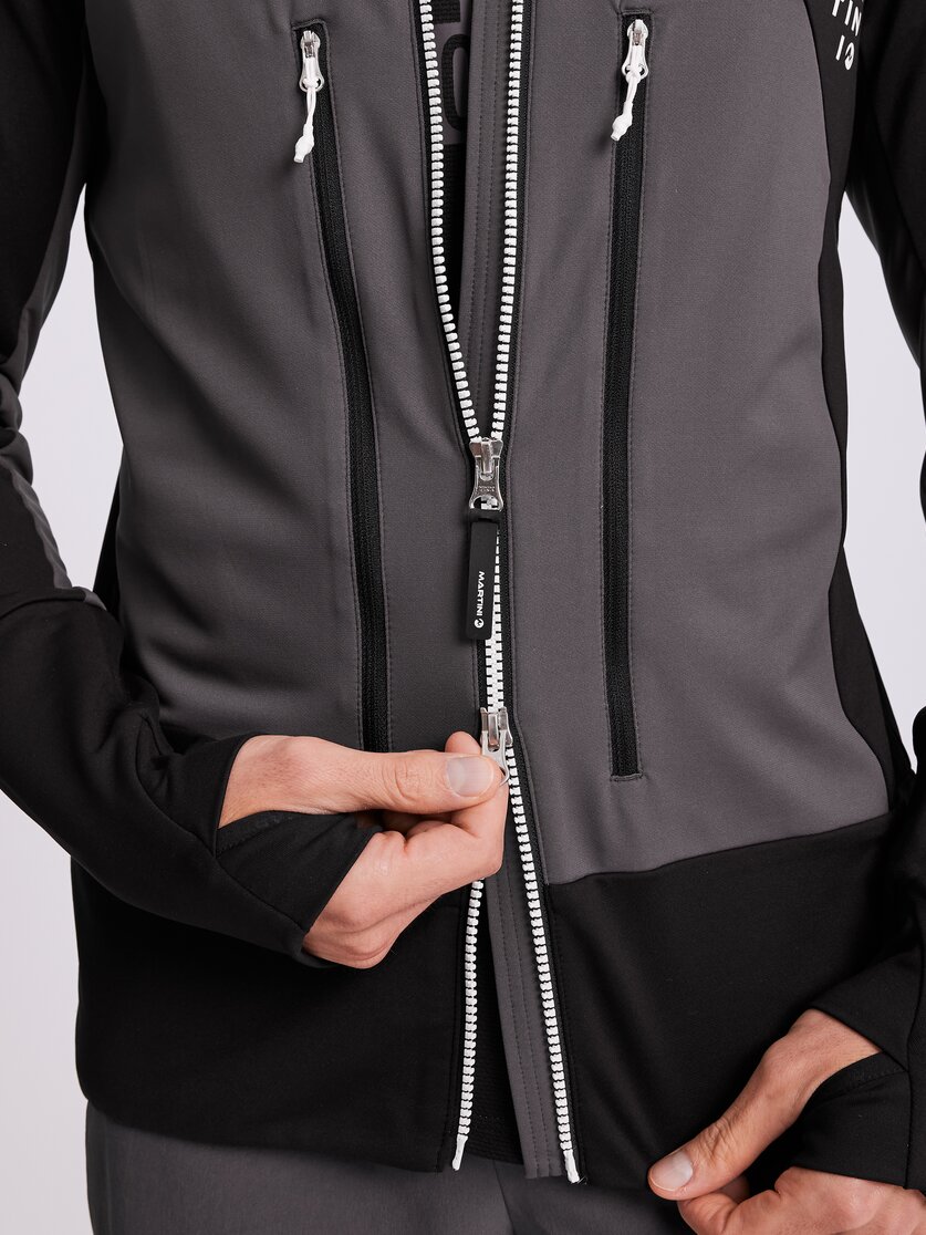 Martini Sportswear - UPTURN - Midlayers in kiwi-black - Detail 3 - Men