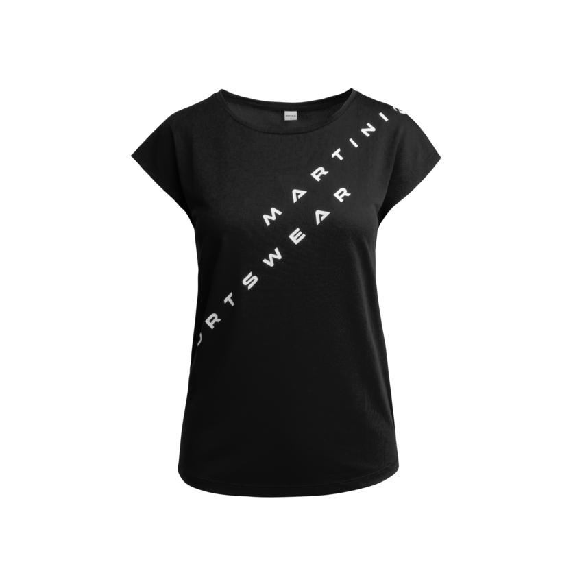 Martini Sportswear - BE.DIFFERENT - T-Shirts in black - front view - Women