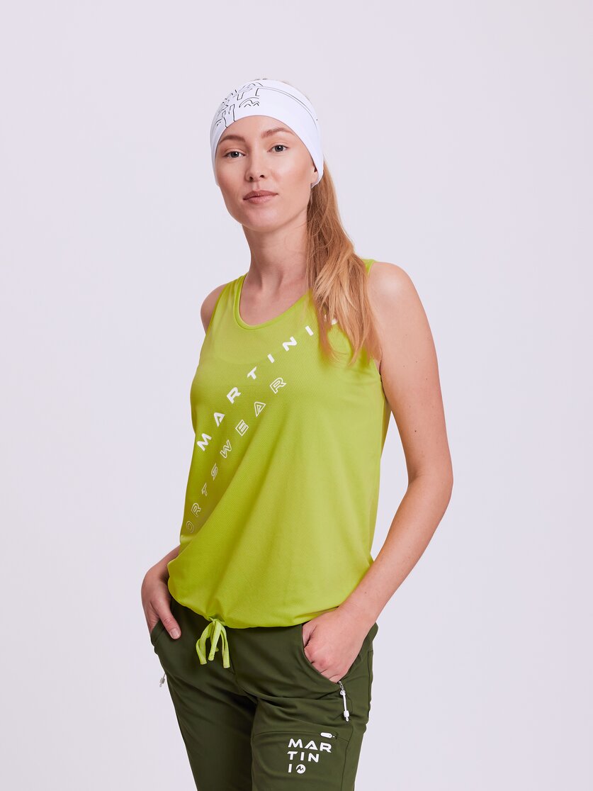 Martini Sportswear - FIRST.STEP - Tops in black - vista frontale modello - Donna