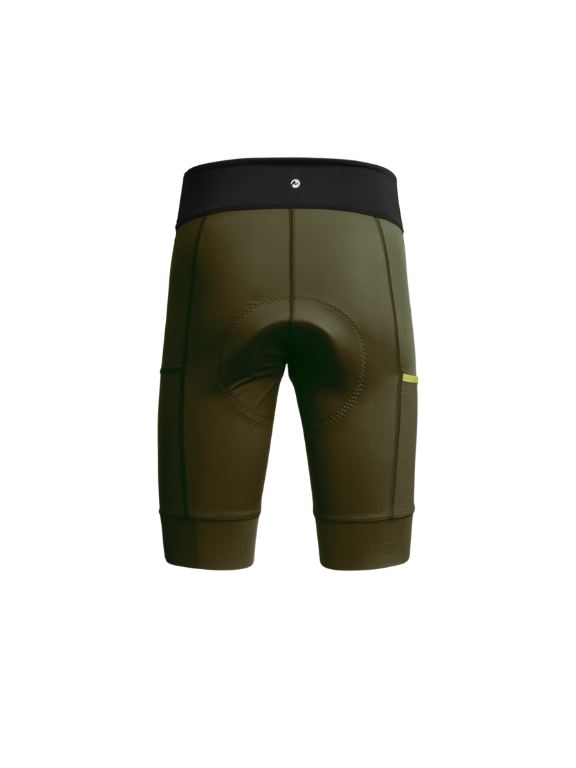 Martini Sportswear - DALE - Shorts in olive-black - rear view - Men