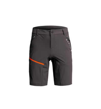 Martini Sportswear - DYNAMO - Shorts in Grau-Strahlendes Orange - Vorderansicht - Herren