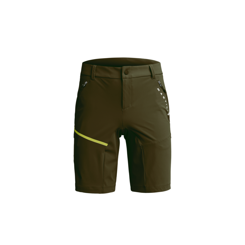 Martini Sportswear - DYNAMO - Shorts in olive-wild lime - vista frontale - Uomo