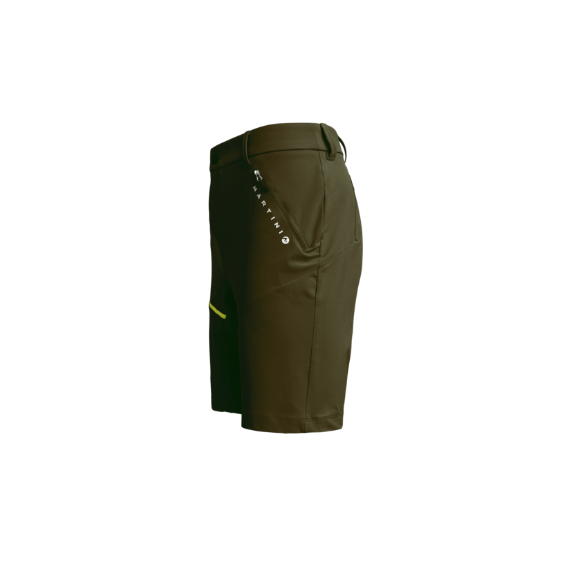 Martini Sportswear - DYNAMO - Shorts in olive-wild lime - vista laterale - Uomo