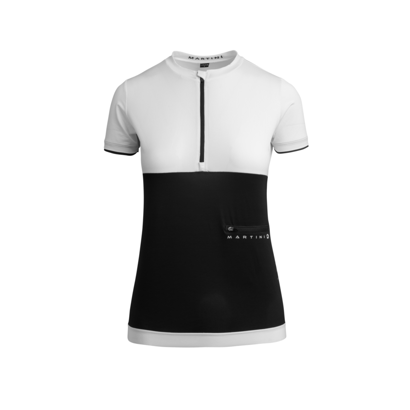 Martini Sportswear - BLISS - T-Shirts in white-black - vista frontale - Donna