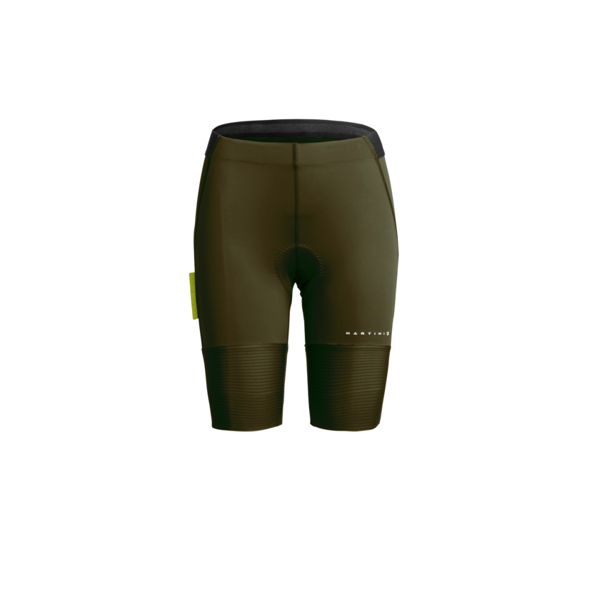 Martini Sportswear - HEROICA - Shorts in olive - vista frontale - Donna
