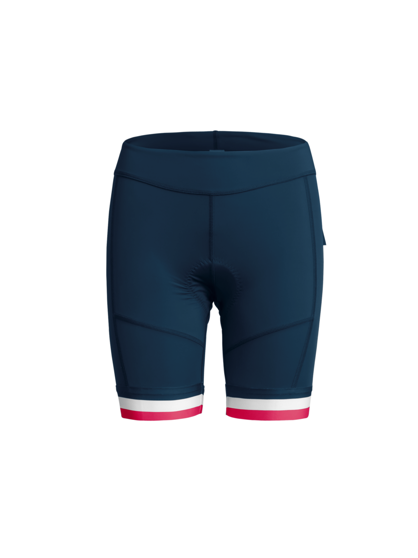 Martini Sportswear - ELECTRIC_2.0 - Shorts in true navy-white-jelly - front view - Women