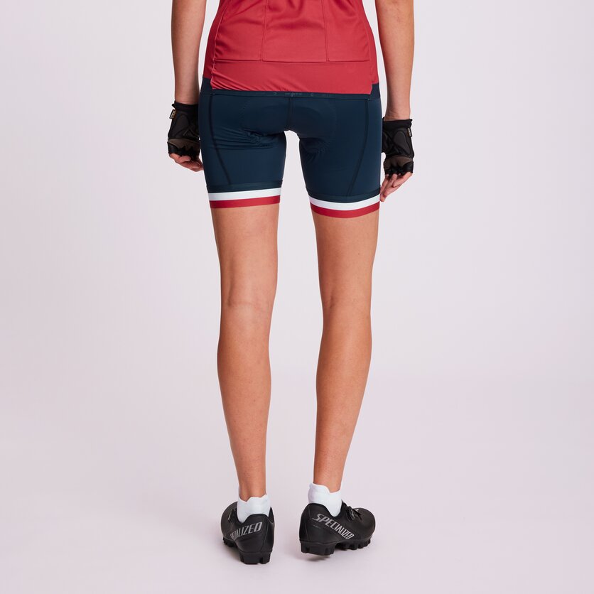 Martini Sportswear - ELECTRIC_2.0 - Kurze Hosen in black-white - Rückansicht Model - Damen