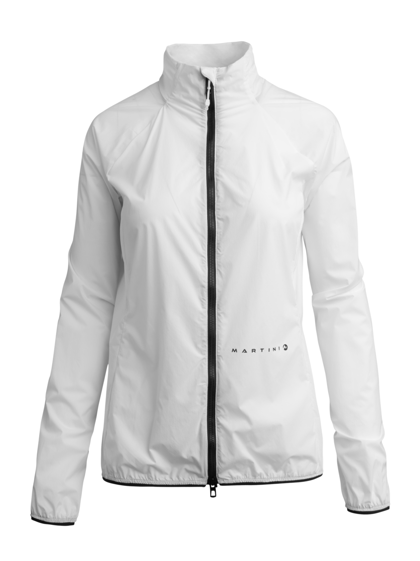 Martini Sportswear - DOWNHILL - Windbreaker jackets in white - front view - Women