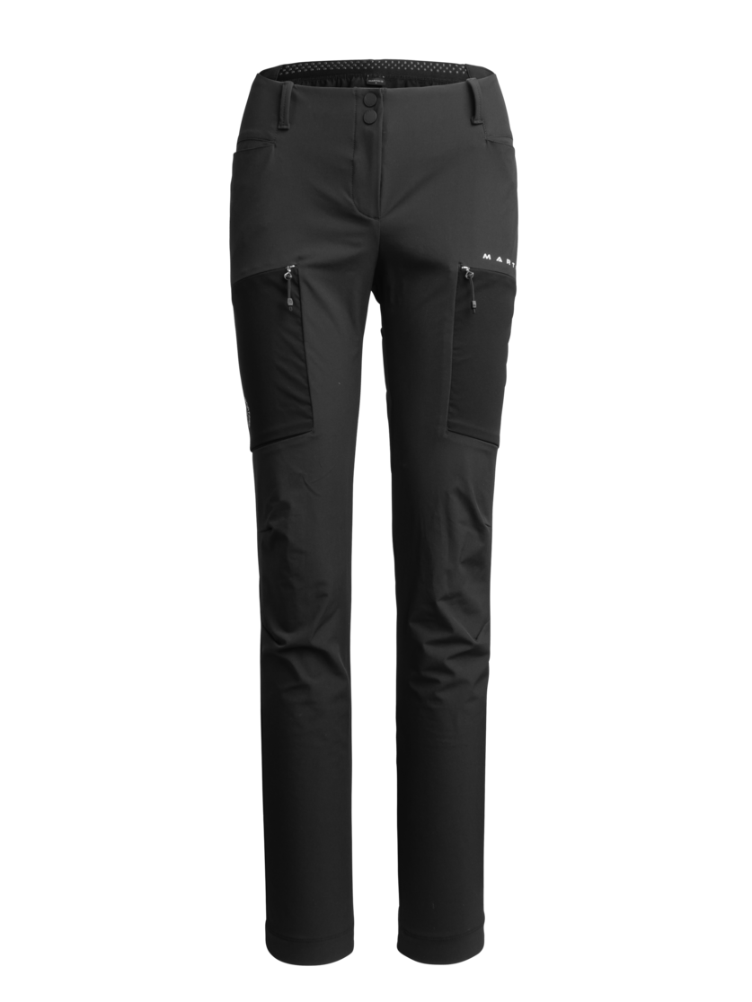 Martini Sportswear - NEW HORIZON - Long pants in black - front view - Women