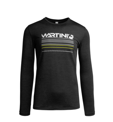 Martini Sportswear - SELECT_2.0 - Longsleeves in Black-Yellowgreen - front view - Men