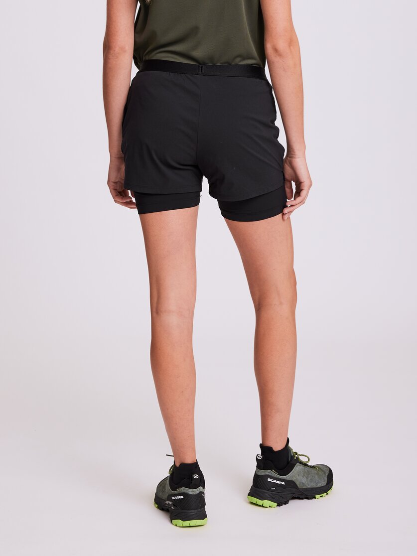 Martini Sportswear - INSIGHT - Shorts in black - rear view model - Women
