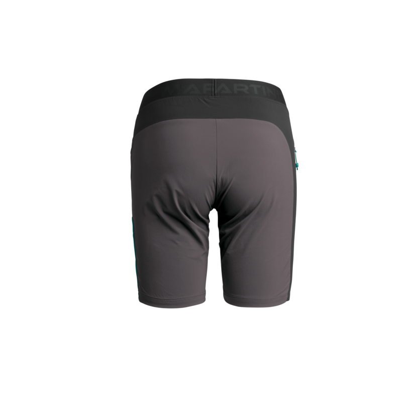 Martini Sportswear - RESOLUTE - Shorts in black-steel-atlantis - vista posteriore - Donna
