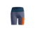 Martini Sportswear - RESOLUTE - Shorts & Skirts in Dark Blue-Denim blue-Orange - front view - Women