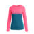 Martini Sportswear - JAZZY - Langarmshirts in Pink-Mittelblau - Vorderansicht - Damen