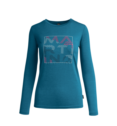 Martini Sportswear - NOVA - Maglie a maniche lunghe in Blu medio - vista frontale - Donna