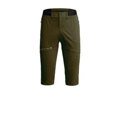 Martini Sportswear - OSIRIS - Pantaloni capri in Verde oliva - vista frontale - Uomo