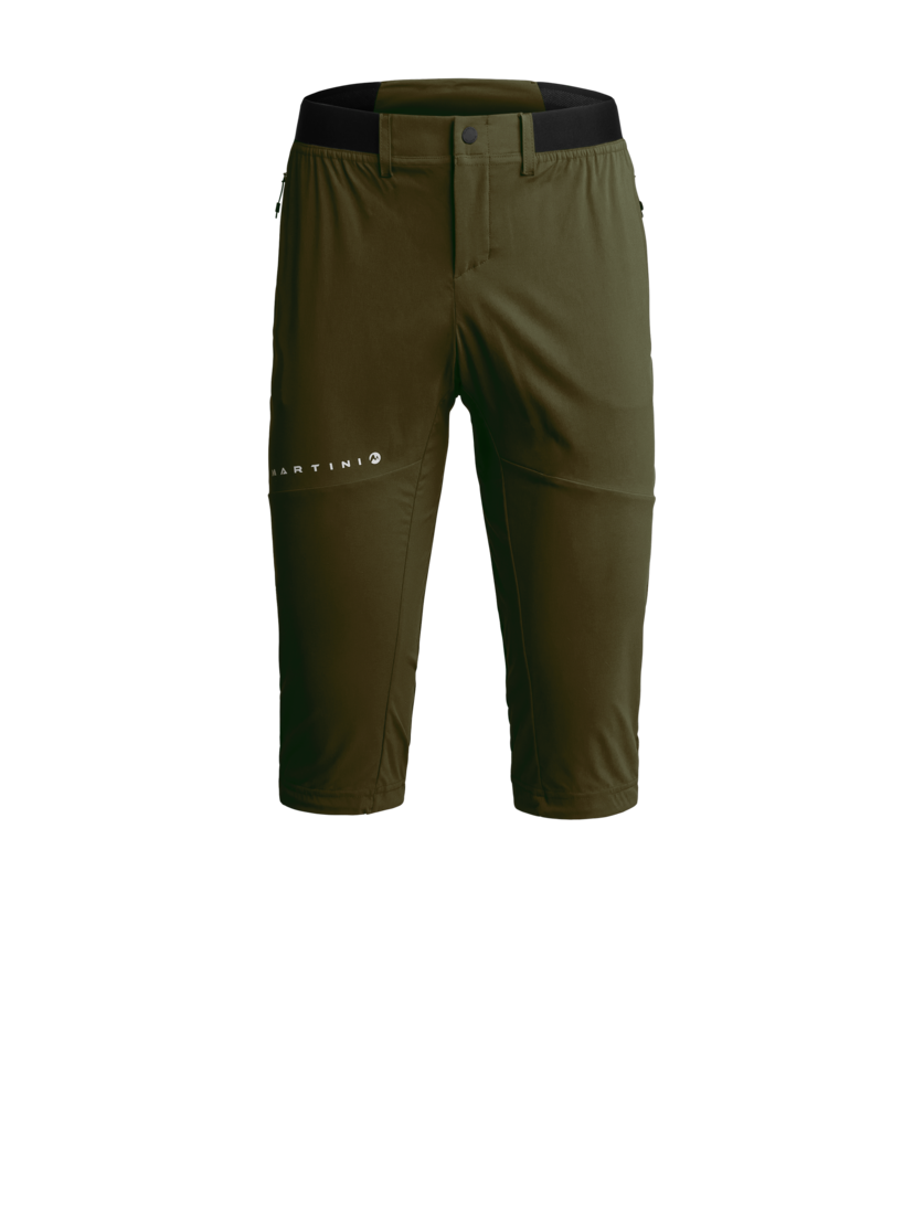 Martini Sportswear - OSIRIS - Pantaloni capri in olive - vista frontale - Uomo
