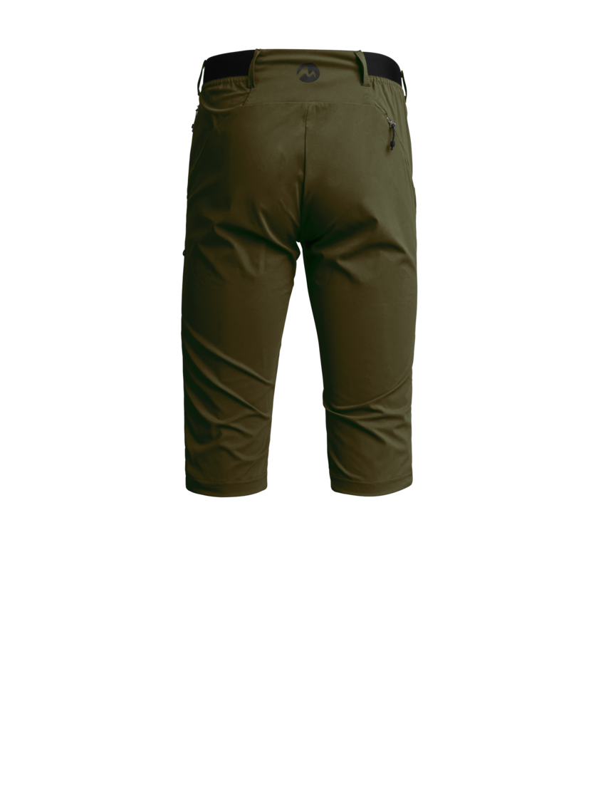 Martini Sportswear - OSIRIS - Pantaloni capri in olive - vista posteriore - Uomo