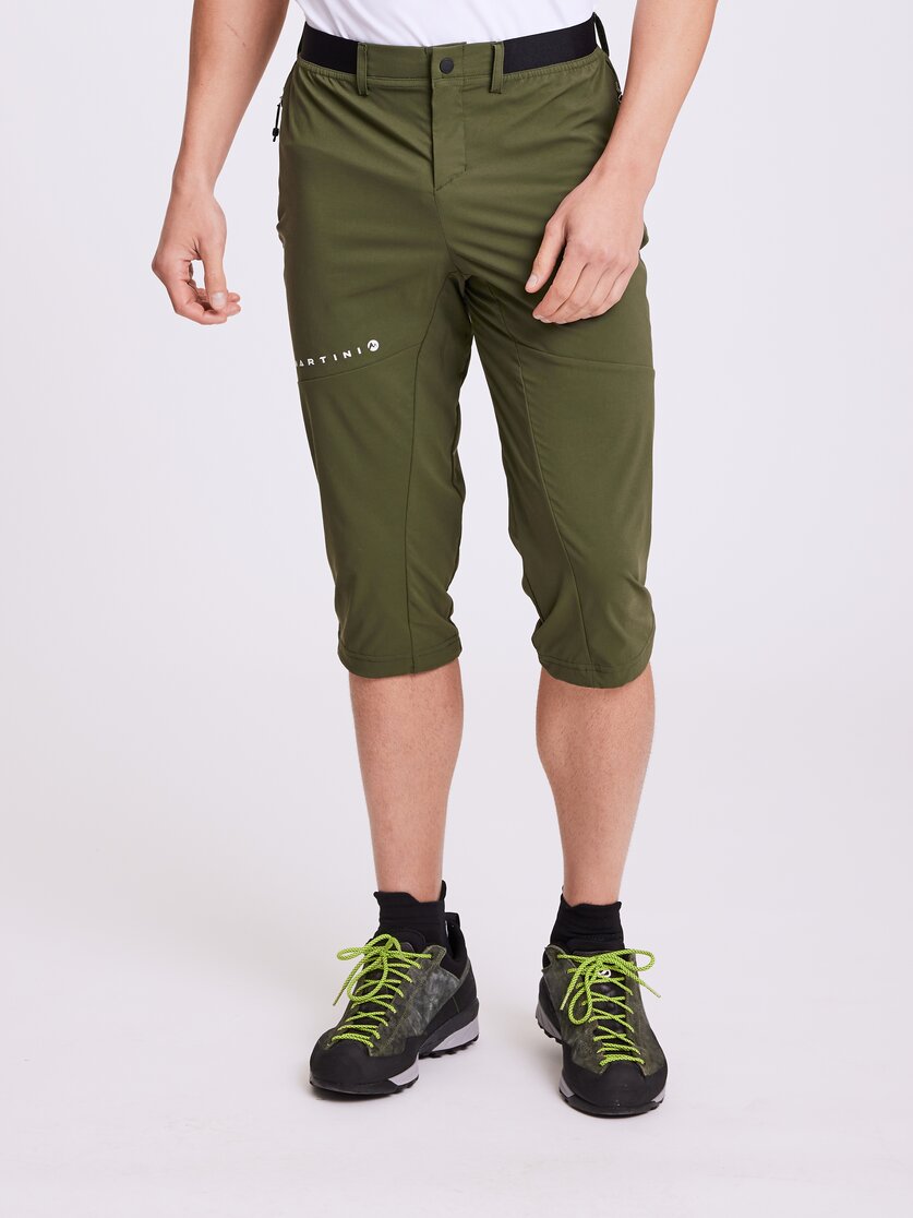 Martini Sportswear - OSIRIS - Pantaloni capri in black - vista frontale modello - Uomo