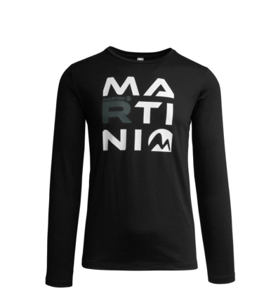 Martini Sportswear - FUNFACT - Maglie a maniche lunghe in Nero-Grigio - vista frontale - Uomo