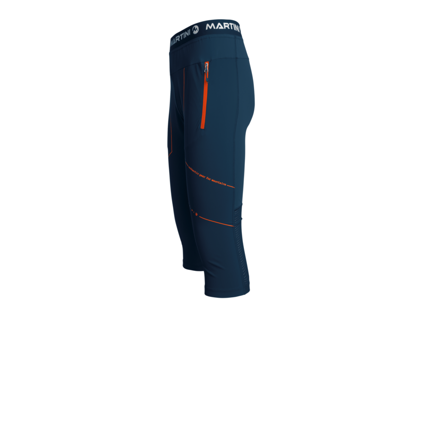 Martini Sportswear - HOTFOOT - Dreiviertel Hose in true navy-poppy - Seitenansicht - Herren