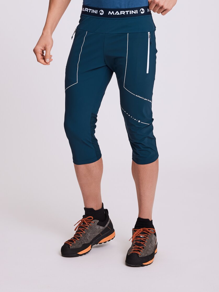 Martini Sportswear - HOTFOOT - Dreiviertel Hose in black-white - Vorderansicht Model - Herren