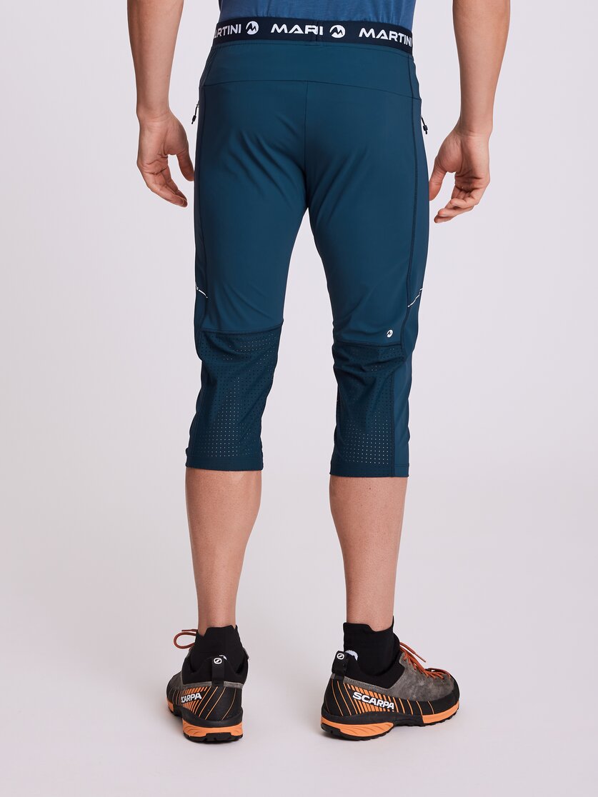 Martini Sportswear - HOTFOOT - Dreiviertel Hose in black-white - Rückansicht Model - Herren