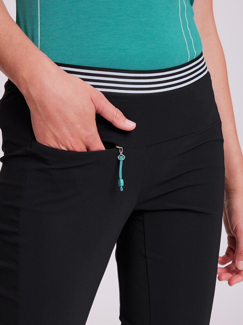 Martini Sportswear - PRESTO - Capri pant in black-white - Detail 1 - Women