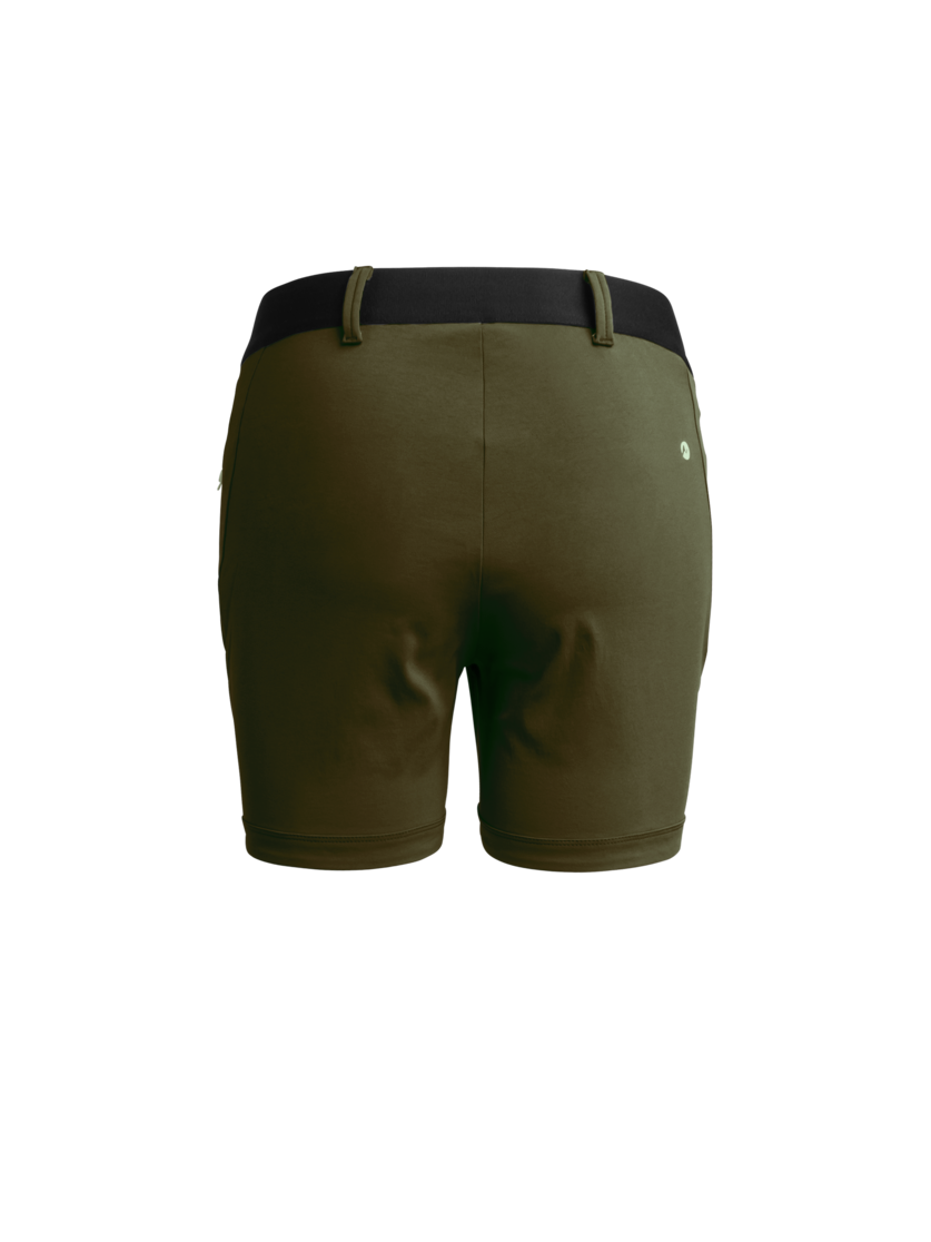 Martini Sportswear - JUSTA - Kurze Hosen in olive - Rückansicht - Damen