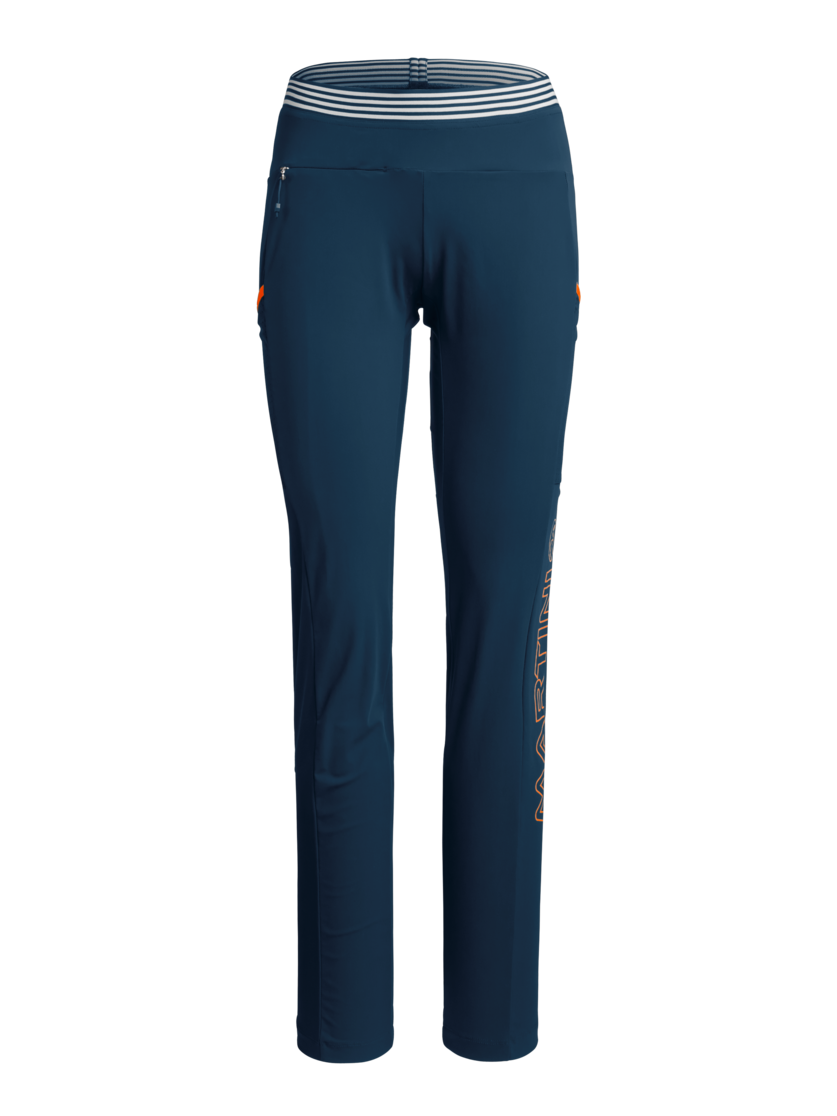 Martini Sportswear - EXPLORATION - Long pants in true navy-squash - front view - Women