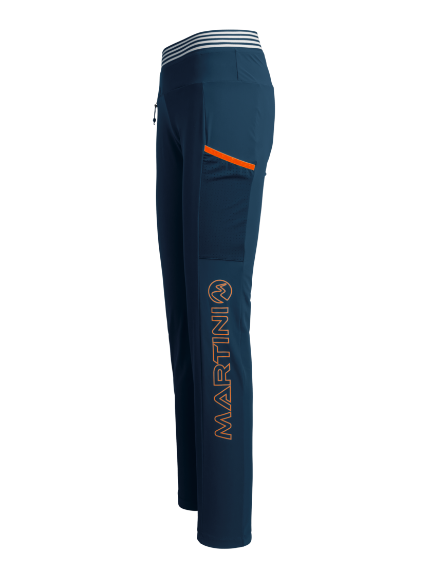 Martini Sportswear - EXPLORATION - Long pants in true navy-squash - side view - Women