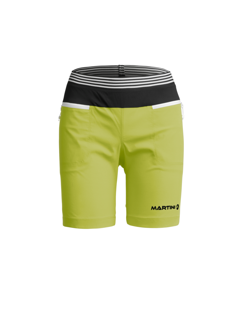 Martini Sportswear - ESSENTIAL - Kurze Hosen in wild lime-black - Vorderansicht - Damen