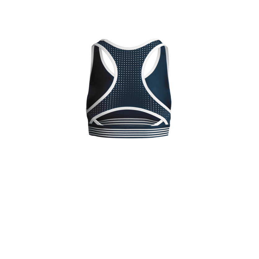 Martini Sportswear - WANTED - Sport bras in true navy - rear view - Women