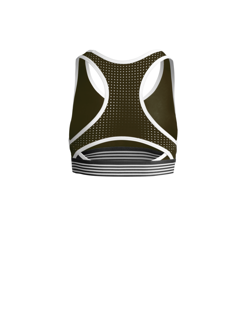 Martini Sportswear - WANTED - Reggiseni sportivi in olive - vista posteriore - Donna
