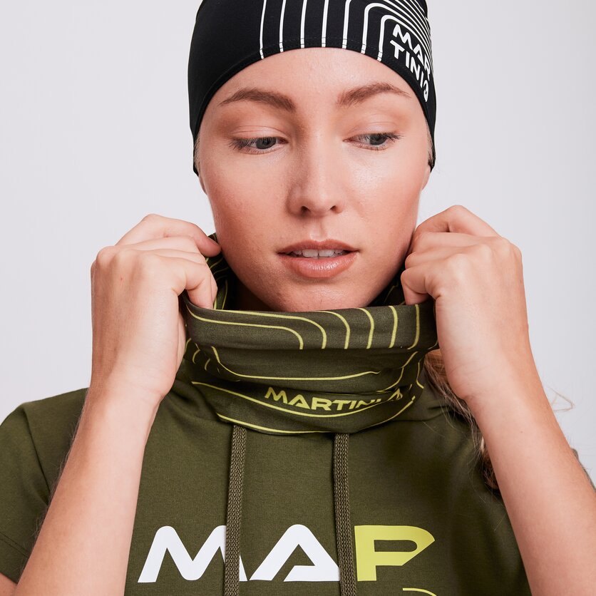 Martini Sportswear - ALL PASSION_S232 - Schlauchtuch in black-steel - Detail 2 - Unisex