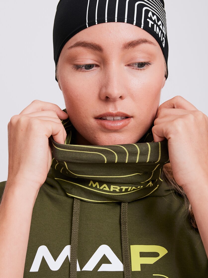 Martini Sportswear - ALL PASSION_S232 - Schlauchtuch in black-steel - Detail 2 - Unisex