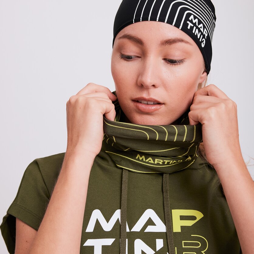 Martini Sportswear - ALL PASSION_S232 - Schlauchtuch in black-steel - Detail 3 - Unisex