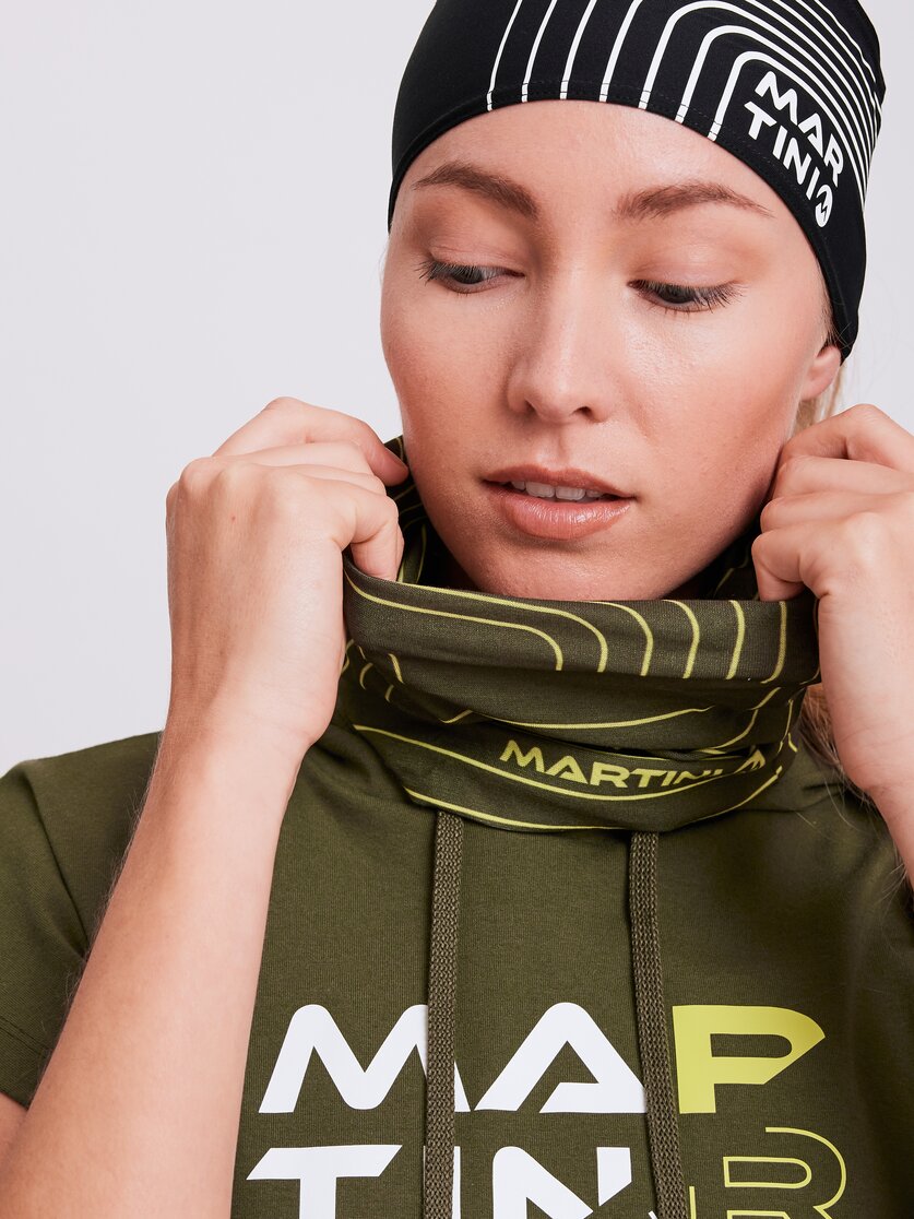 Martini Sportswear - ALL PASSION_S232 - Schlauchtuch in black-steel - Detail 3 - Unisex