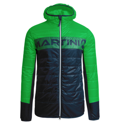 Martini Sportswear - OVER THE TOP - Primaloft & Gloft Jackets in Green-Dark blue - front view - Men