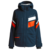 Martini Sportswear - DEEP POWDER - Hardshell jackets in Dark blue-Orange - front view - Women