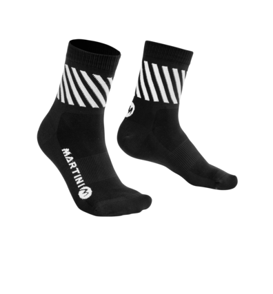 Martini Sportswear - HI.WAY - Socks in Black - front view - Unisex