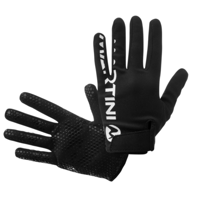 Martini Sportswear - RIDER - Gloves in Black - front view - Unisex