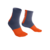 Martini Sportswear - MILES.HIGH - Socken in Jeansblau-Orange - Vorderansicht - Unisex