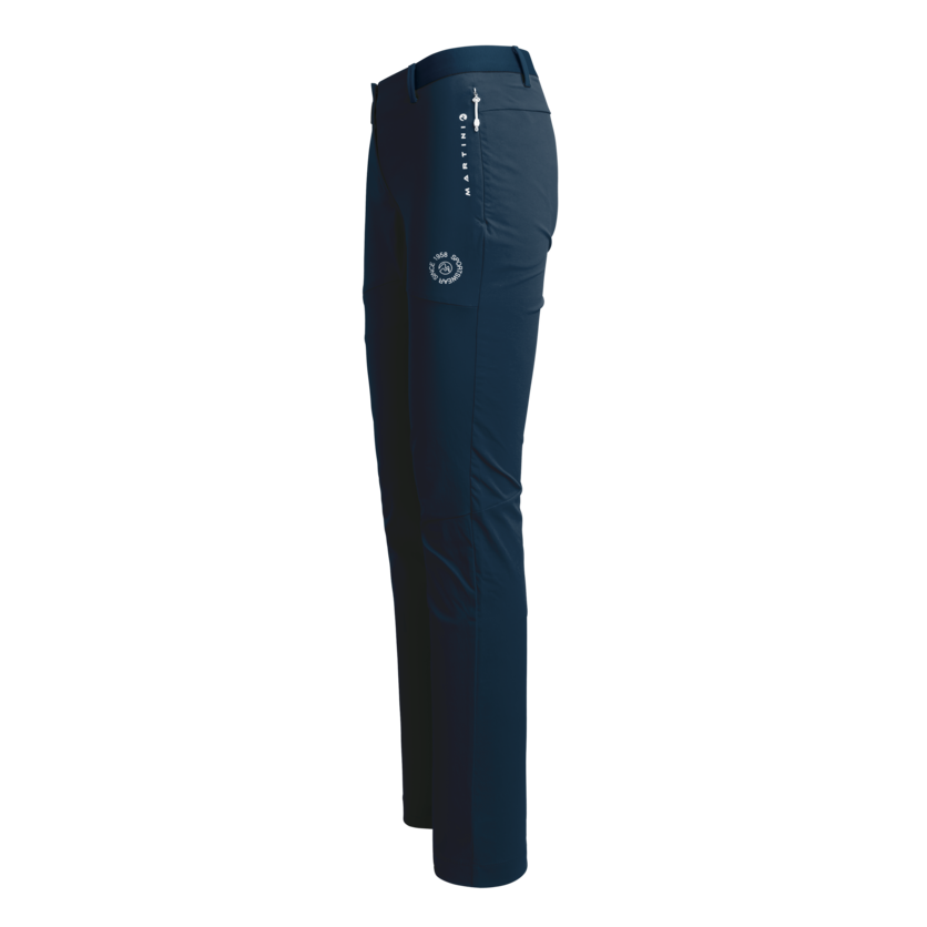 Martini Sportswear - FINALE "L" - Pantaloni lunghi a taglio lungo in true navy - vista laterale - Donna