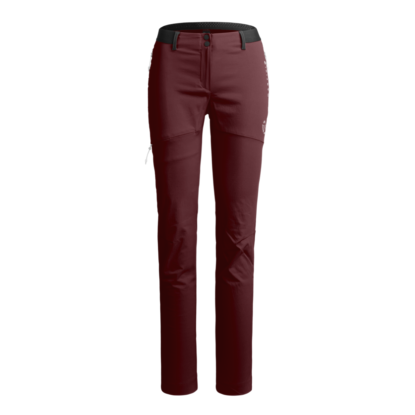 Martini Sportswear - FINALE "L" - Pantaloni lunghi a taglio lungo in wine - vista frontale - Donna