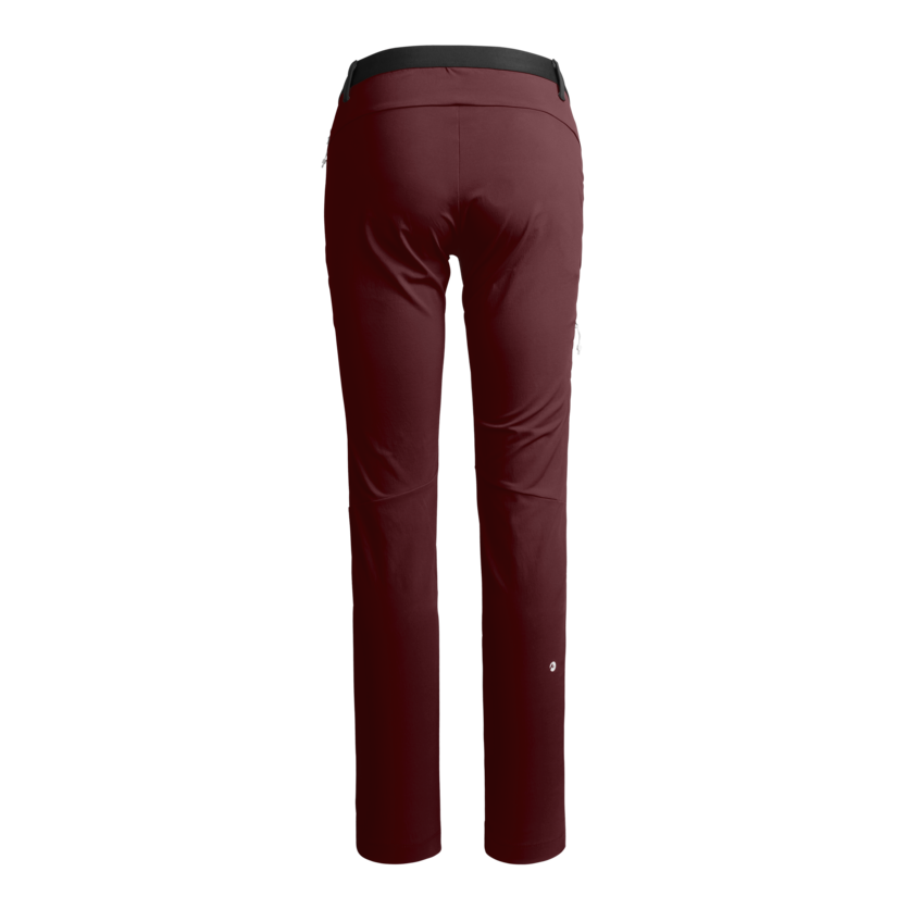 Martini Sportswear - FINALE "L" - Pantaloni lunghi a taglio lungo in wine - vista posteriore - Donna